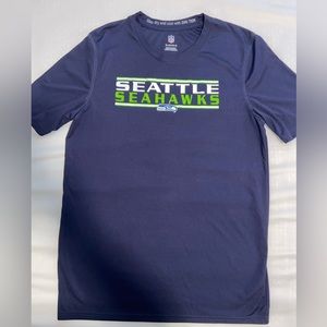 Boys’ Size XL Navy Blue Seattle Seahawks Football NFL Short-Sleeve T-Shirt